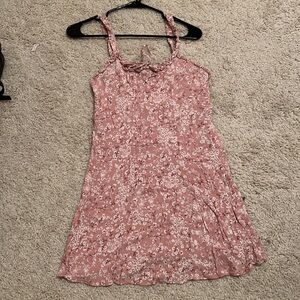 Pink Rose Floral Summer dress